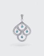 Sterling Silver Larimar Pendant