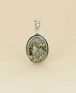 Sterling Silver Pyrite Pendant