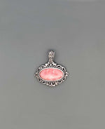 Rhodochrosite Sterling Silver Pendant
