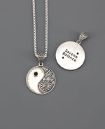 Sterling Silver Yin Yang Necklace