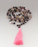 Tourmaline Knotted Meditation Mala