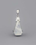 Rainbow Moonstone Tower Pendant