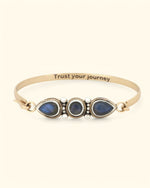 Labradorite Gemstone Cuff Bracelet