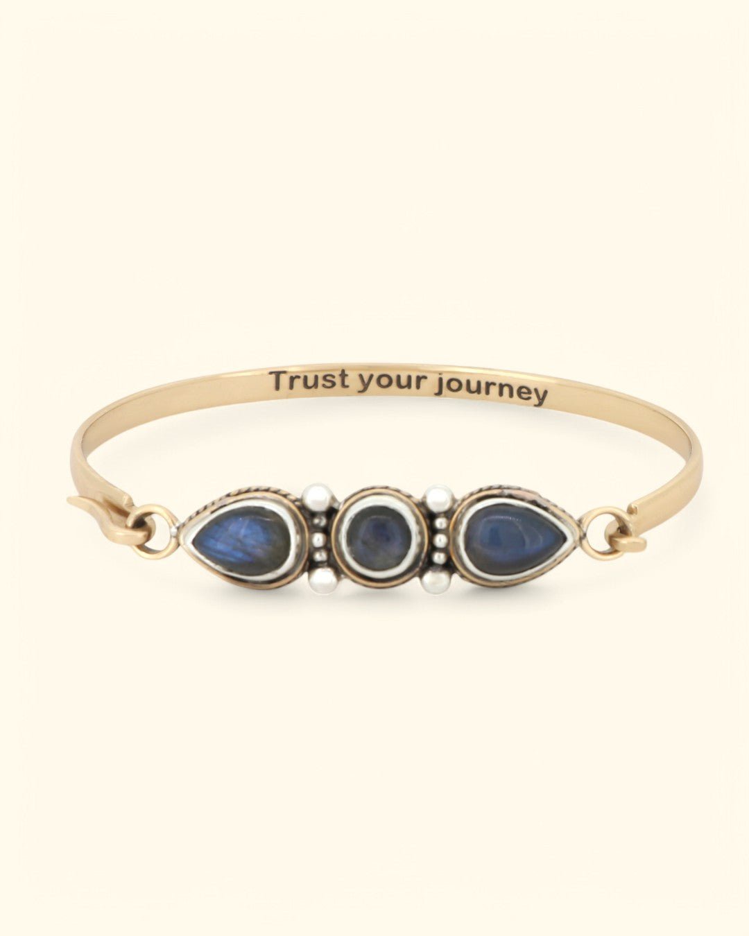 Labradorite Gemstone Cuff Bracelet