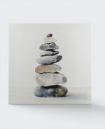 Watercolor Zen Cairn Canvas