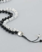 Yin Yang Knotted Mala Beads