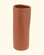 Terracotta Organic Tall Vase