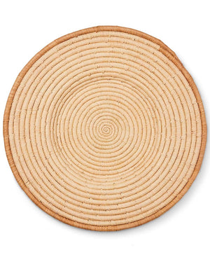Raffia and Sweetgrass Fibers Charger Trivet or Wall Decor - Trivets