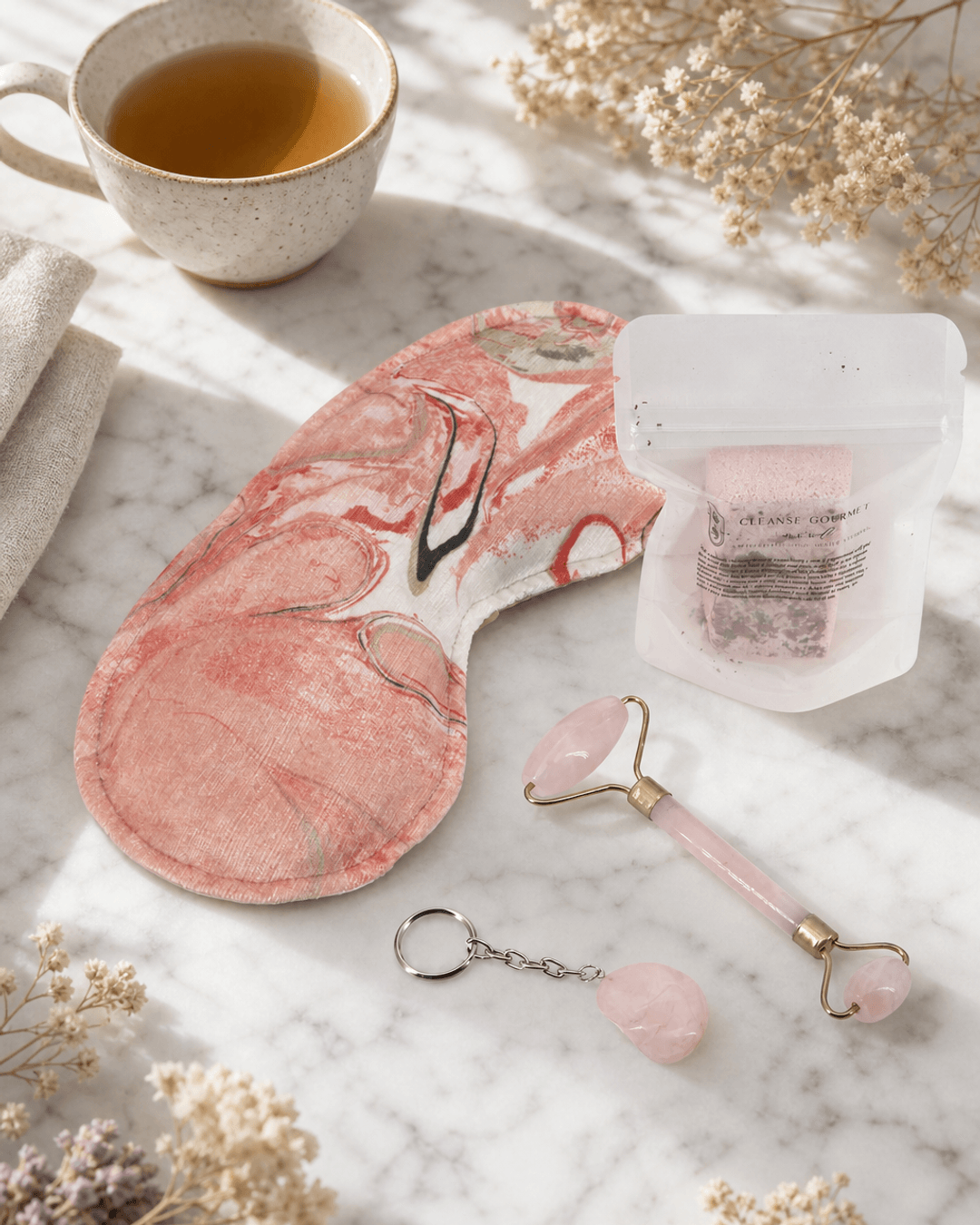 Rose Self Care Daily Ritual Kit - Manual Massage Tools