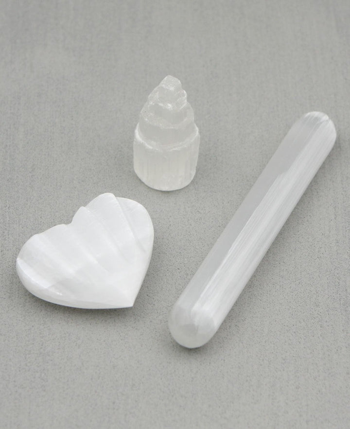 Selenite Gemstone Healing Set - Spirit