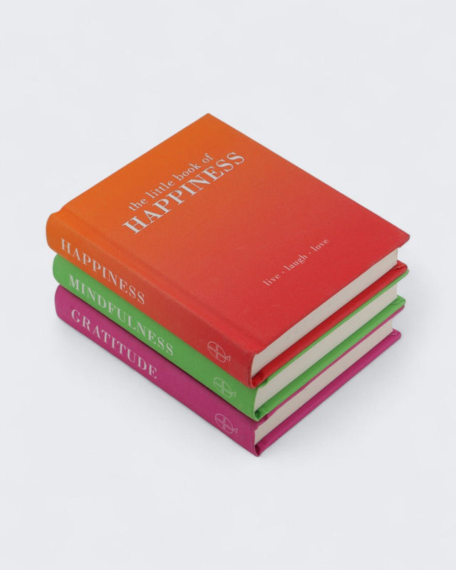 Set of 3 Pocket Wellness Books – Gratitude, Happiness & Mindfulness - Books