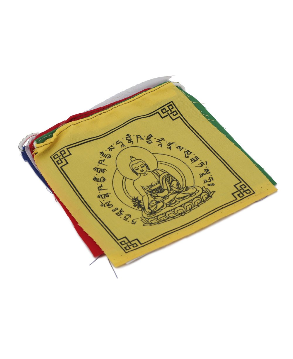 Set of Two Medicine Buddha Prayer Flags - Posters, Prints, & Visual Artwork