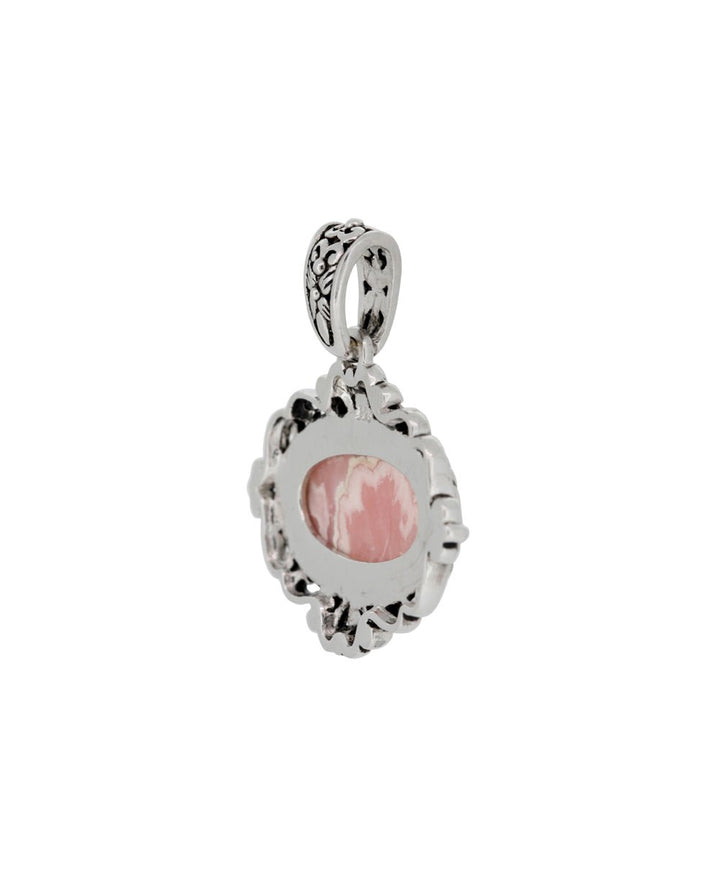 Sterling Silver Rhodochrosite Pendant - Charms & Pendants