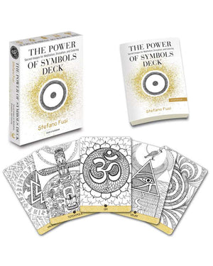 The Power of Symbols Deck – 41 - Card Colorable Oracle Set with Guidebook for Creative Meditation - Books