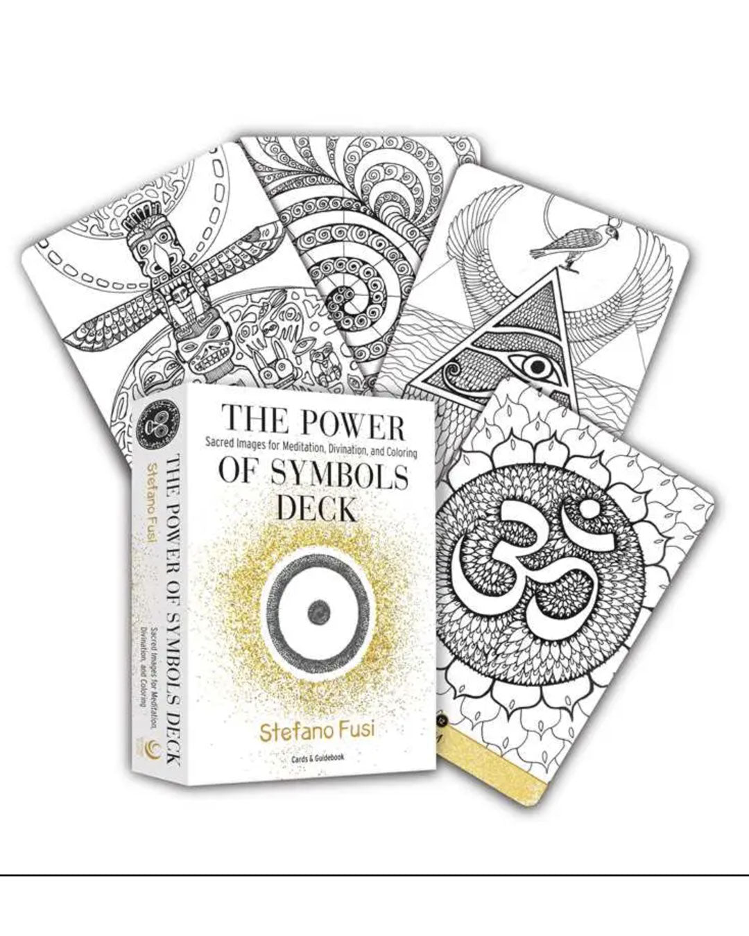 The Power of Symbols Deck – 41 - Card Colorable Oracle Set with Guidebook for Creative Meditation - Books