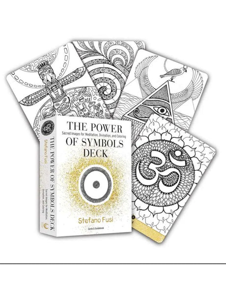 The Power of Symbols Deck – 41 - Card Colorable Oracle Set with Guidebook for Creative Meditation - Books