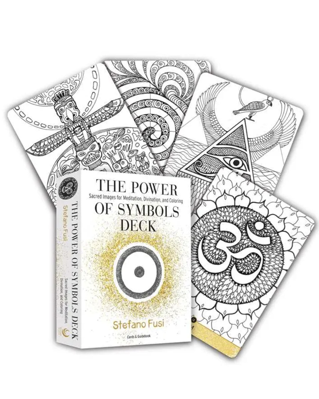 The Power of Symbols Deck – 41 - Card Colorable Oracle Set with Guidebook for Creative Meditation - Books