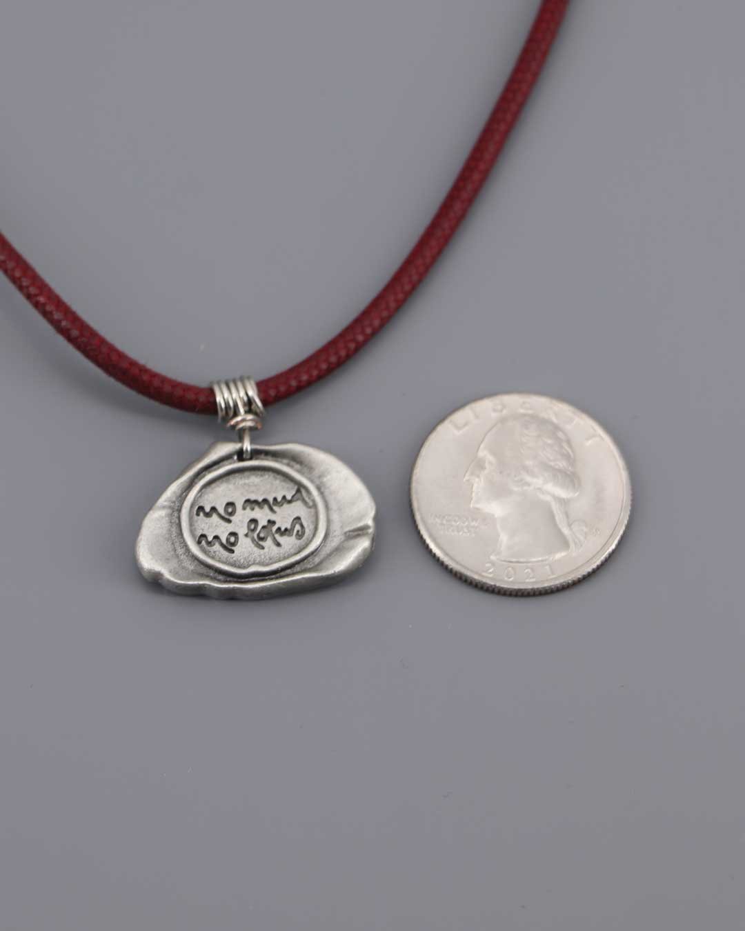 Thich Nhat Hanh No Mud No Lotus Pendant Necklace – Buddha Groove