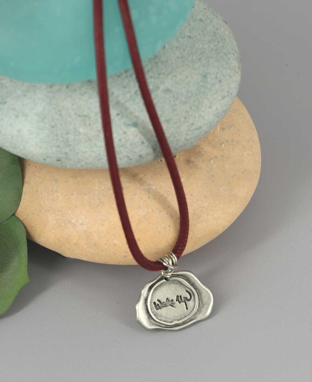 Thich Nhat Hanh Wake Up Necklace - Necklaces