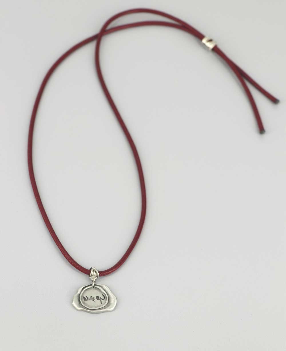 Thich Nhat Hanh Wake Up Necklace - Necklaces