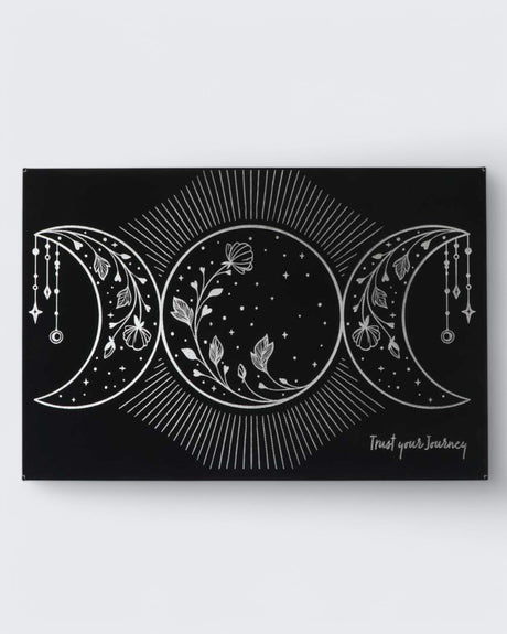 Trust Your Journey Moon Phase Wall Hanging - Posters, Prints, & Visual Artwork