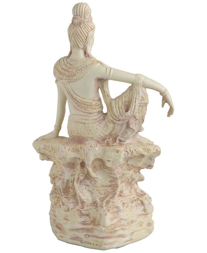 Water and Moon Royal Ease Kuan Yin Statue - Sculptures & Statues