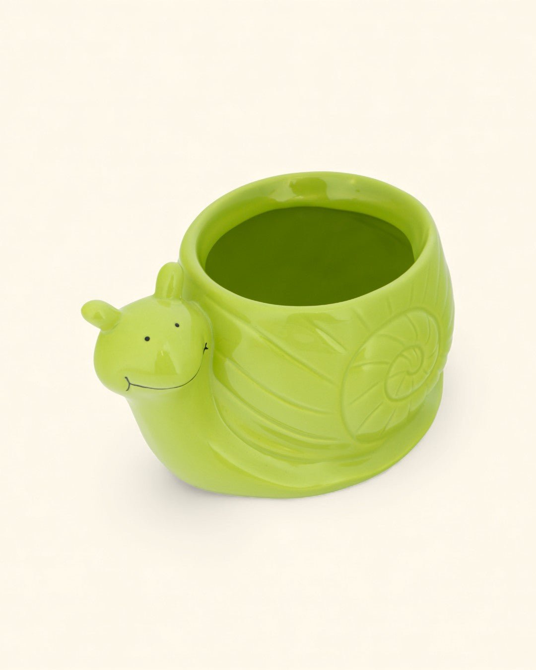 Whimsical Ceramic Animal Planters – Snail, Duck, Elephant, Dog, Sheep, or Owl (Assorted Sizes) - Pots & Planters Duckling