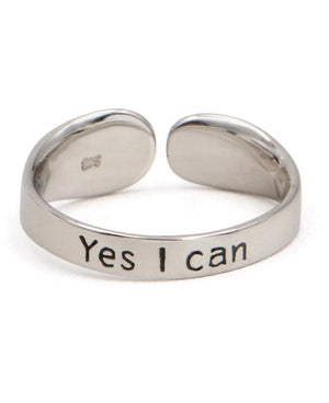 Yes I Can Affirmation Ring - Rings