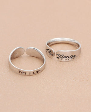 Yes I Can Affirmation Ring - Rings
