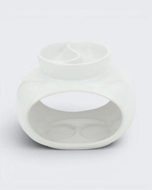 Yin Yang Ceramic Oil & Wax Melt Burner — White Aromatherapy Diffuser - Home Decor