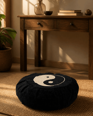 Yin Yang Meditation Zafu Cushion - Massage Cushions
