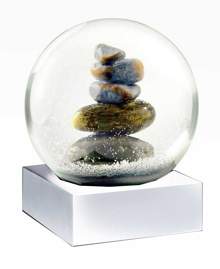 Zen Cairn Calming Snow Globe - Snow Globes