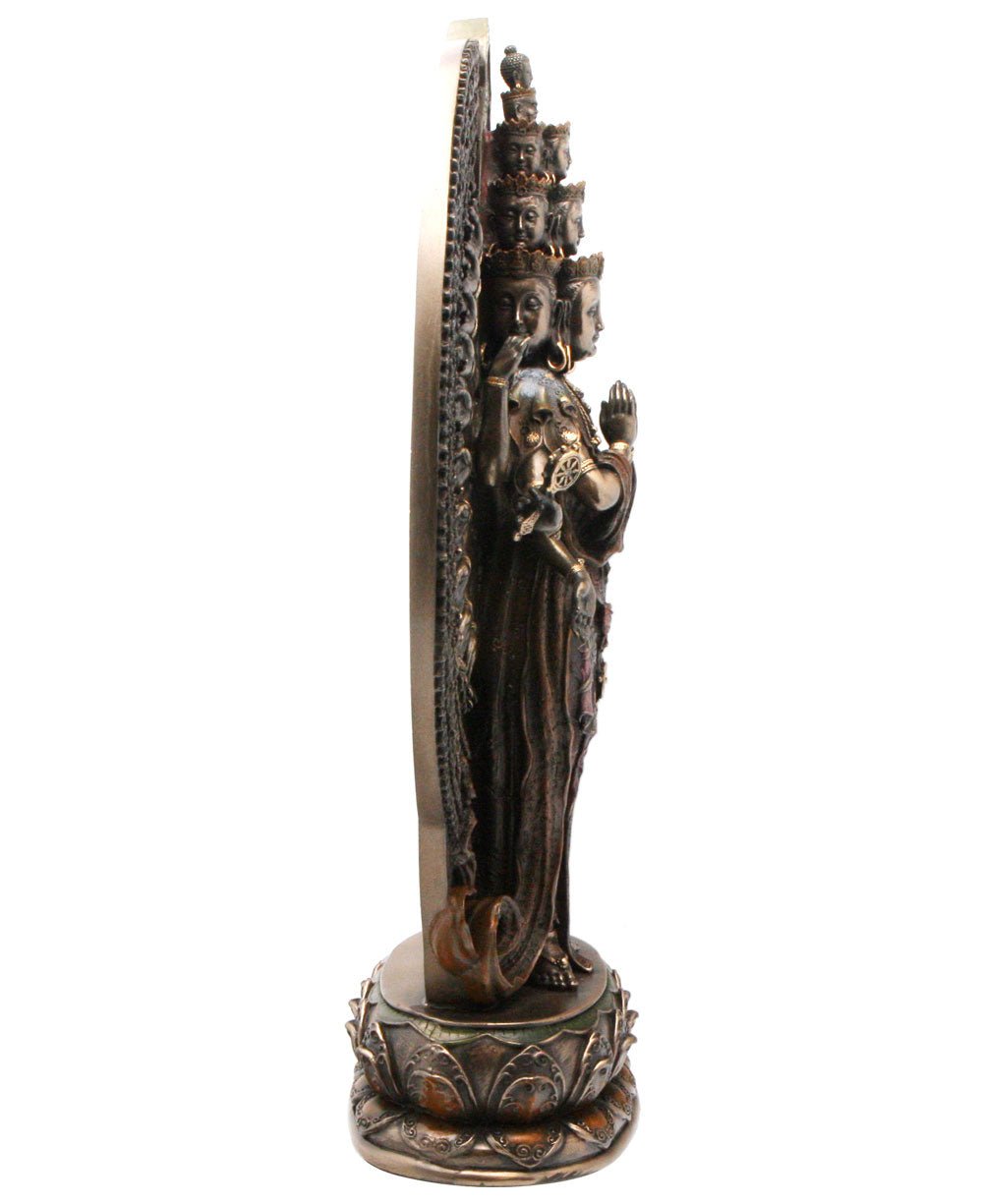 1000 Arms Avalokiteshvara Statue, Cold Cast Bronze - Sculptures & Statues
