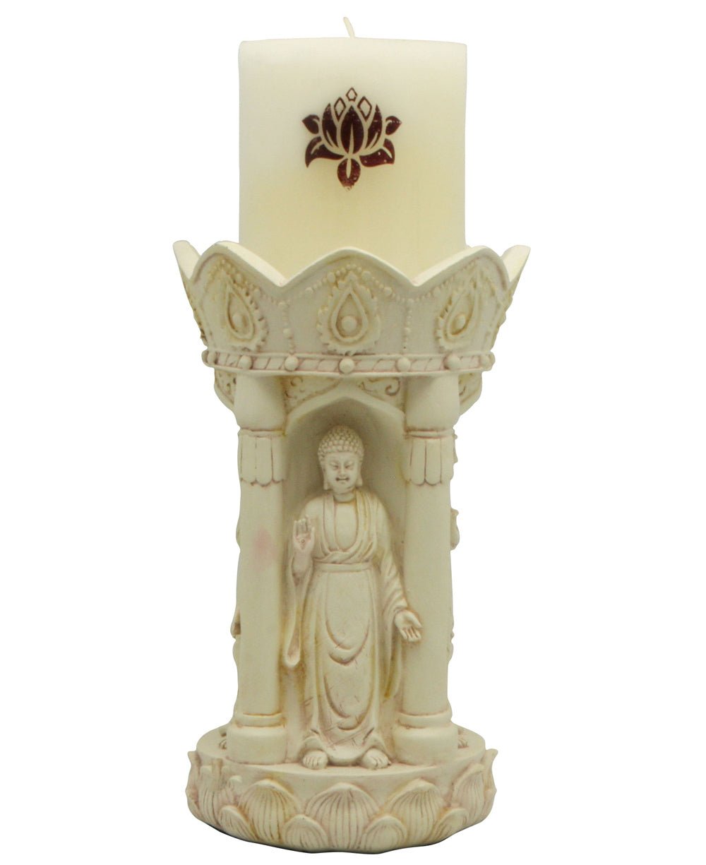 All Around Buddha Relief Charm Dish and Candleholder - Candle Holders