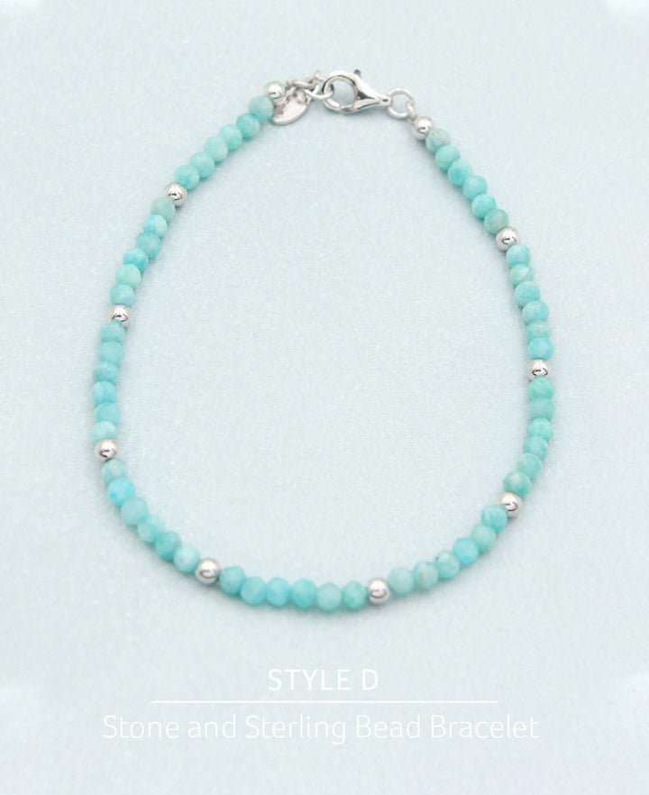 Amazonite Crystal Energy Bracelets, Multiple Styles - Style A