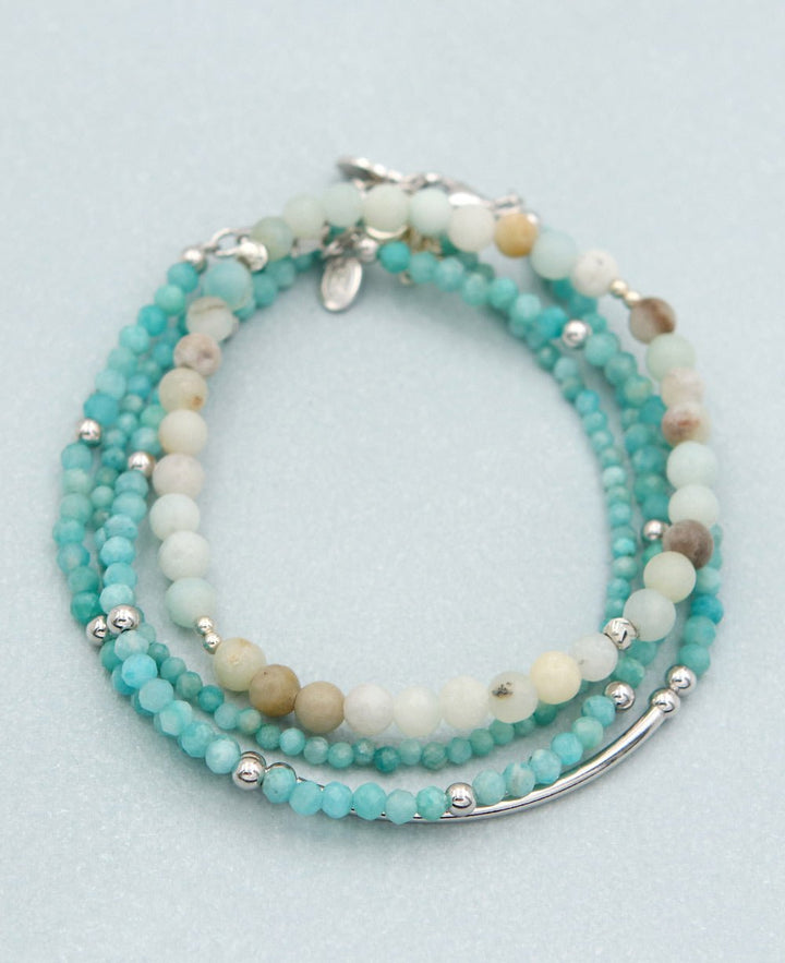 Amazonite Crystal Energy Bracelets, Multiple Styles - Style A