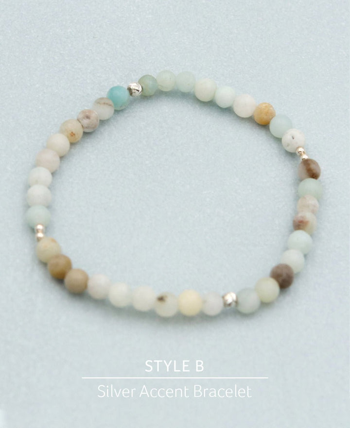 Amazonite Crystal Energy Bracelets, Multiple Styles - Style A