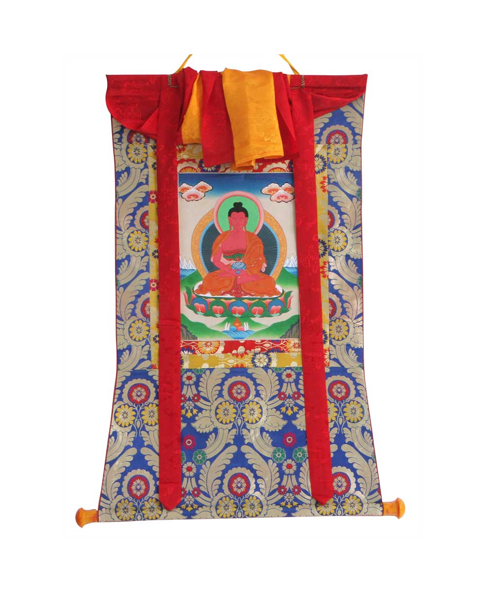Amitabha Buddha Tibetan Thangka Wall Hanging -