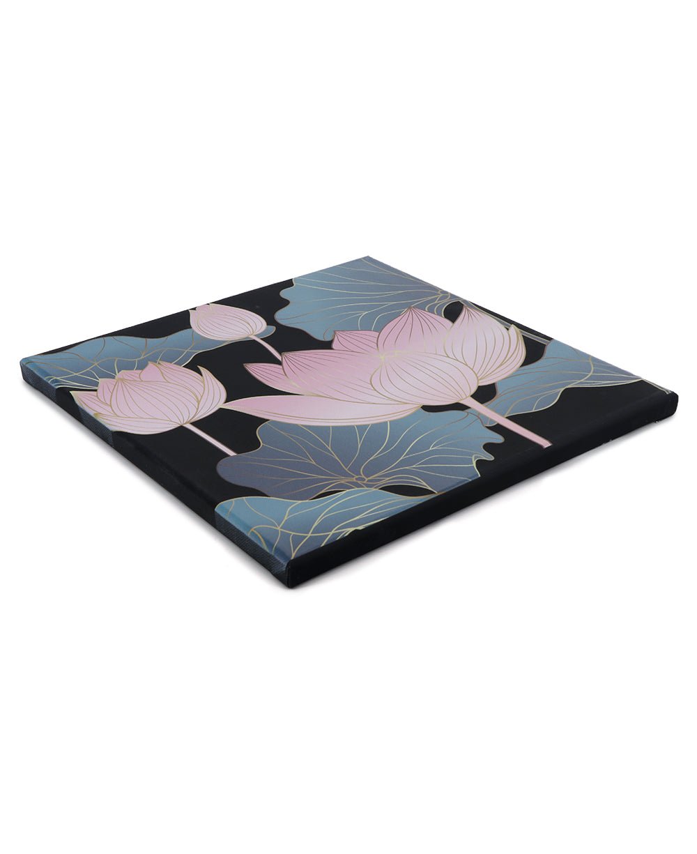 Artistic Printed Canvas Meaningful Lotus Wall Art - Posters, Prints, & Visual Artwork