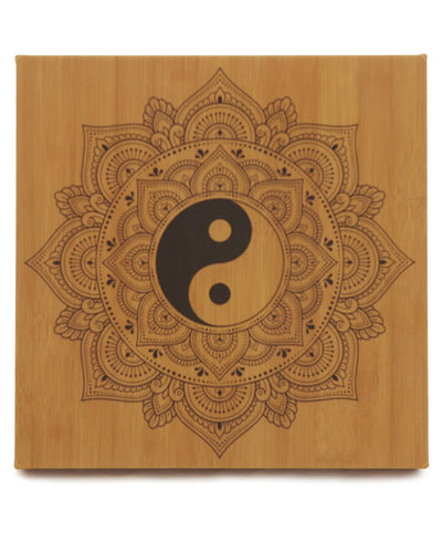 Artistic Yin Yang Balancing Mandala Wall Hanging - Posters, Prints, & Visual Artwork