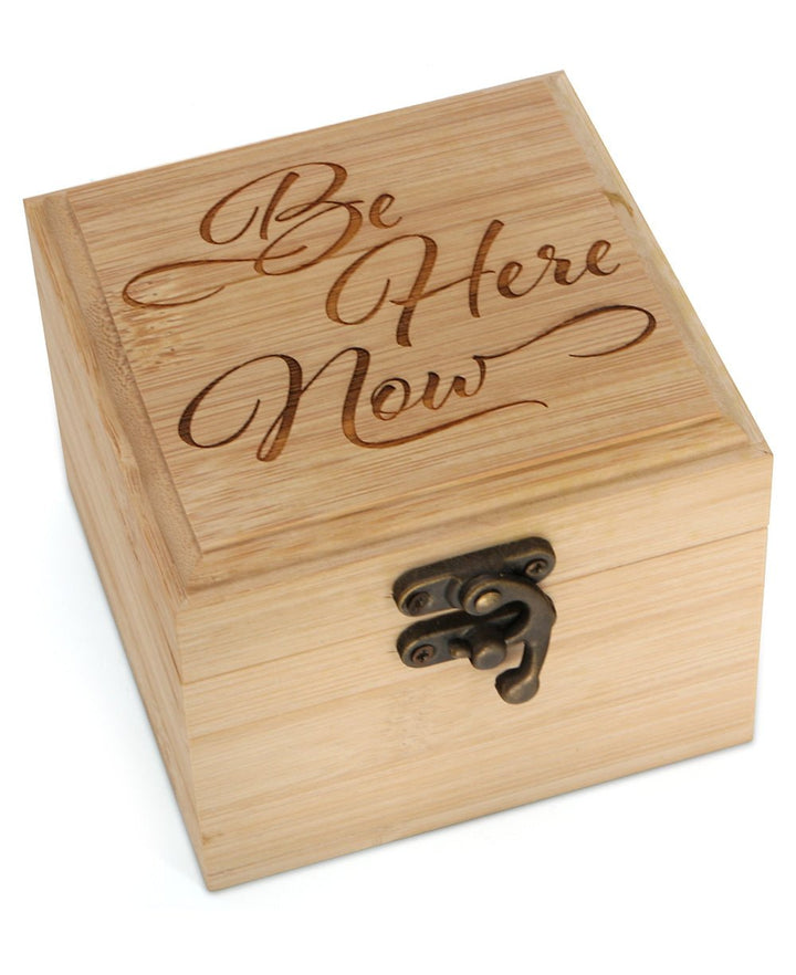 Be Here Now Bamboo Mala Box -