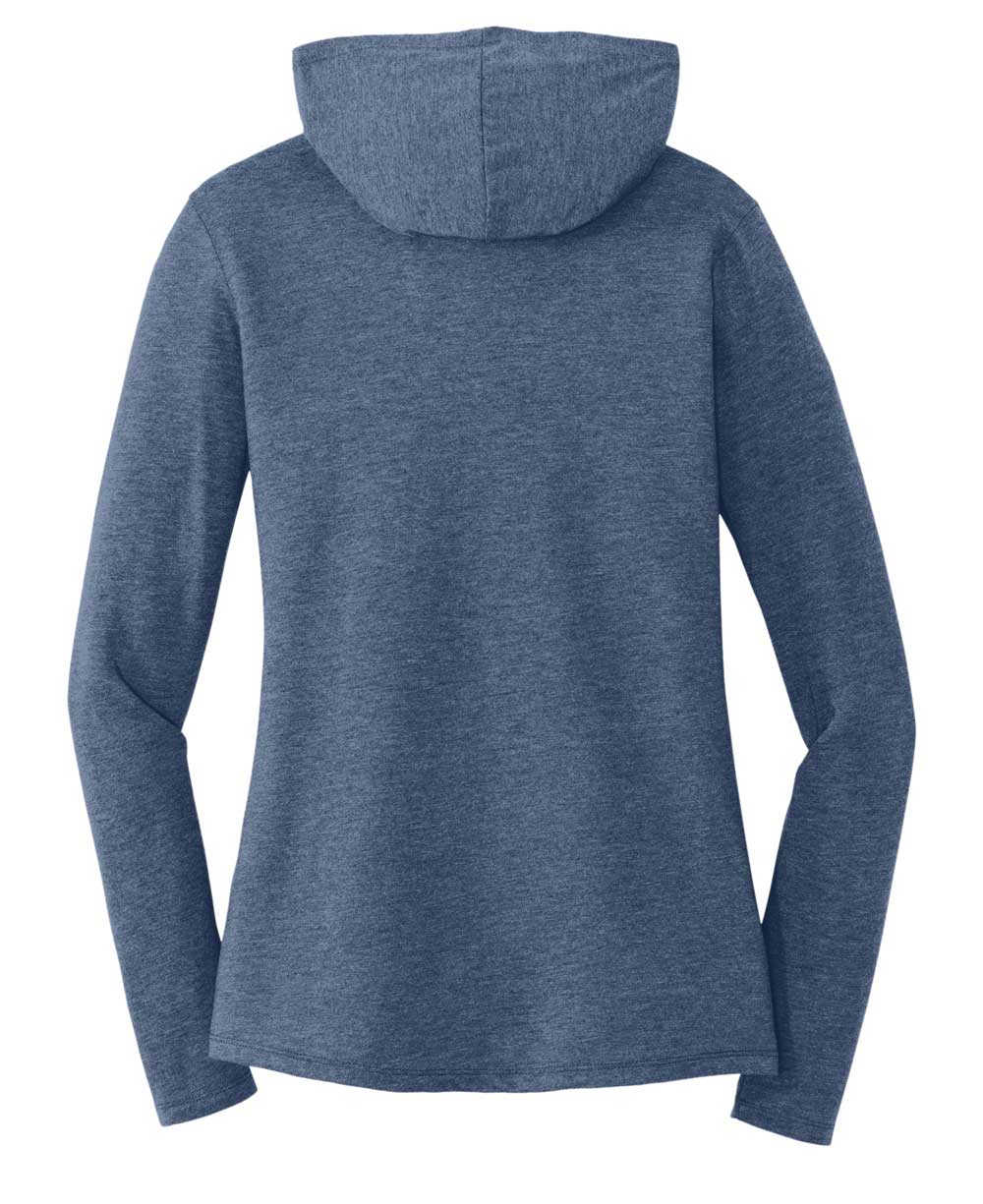 Be Here Now Long Sleeve Lightweight Hooded Tee - Shirts & Tops S