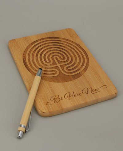 Be Here Now Seven Circles Design Bamboo Meditation Labyrinth - Media