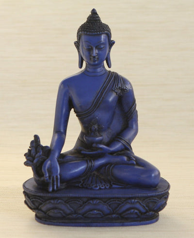 Blue Medicine Buddha Statue, Nepal - Sculptures & Statues Small
