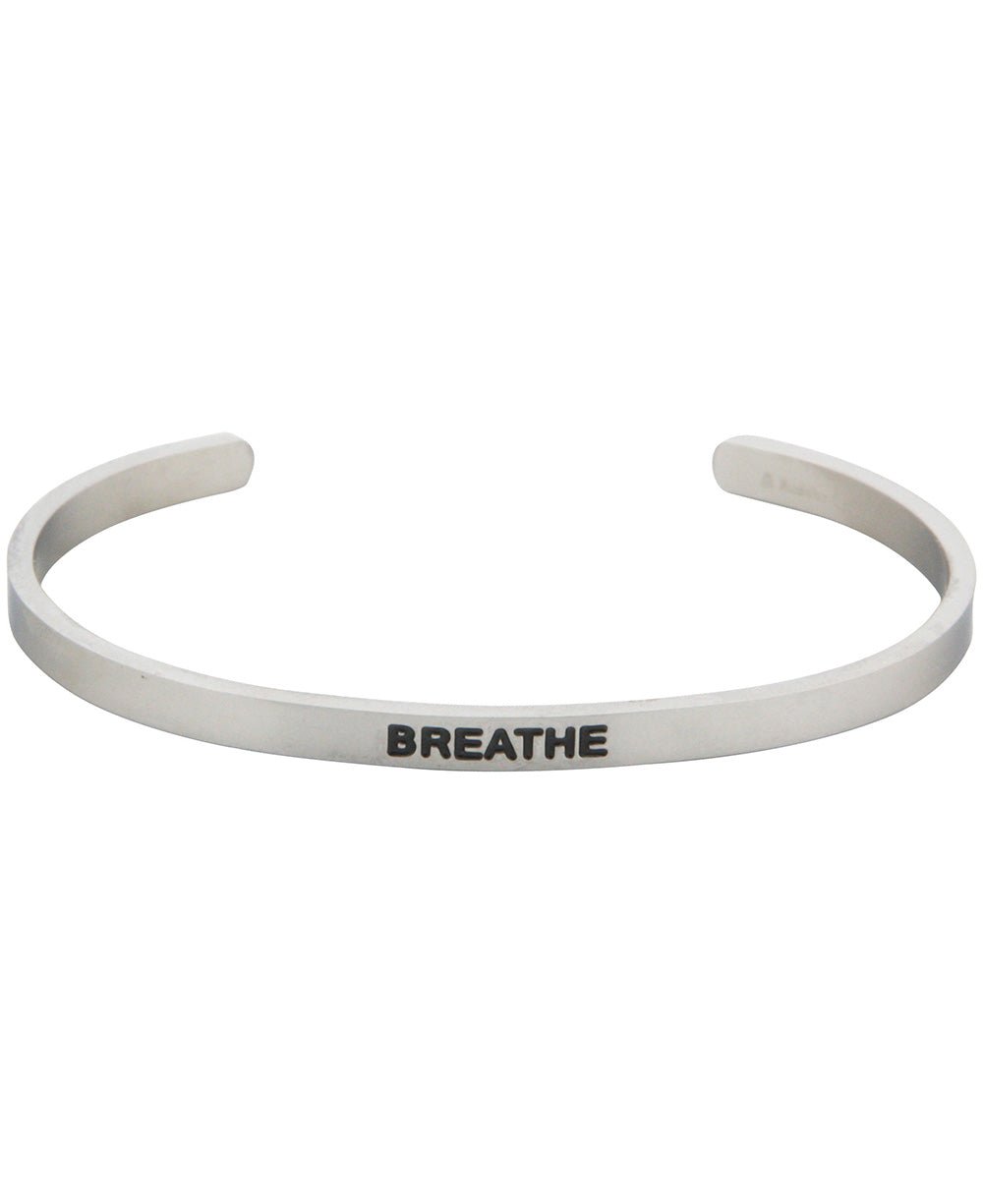 Breathe Cuff Bracelet, Adjustable - Bracelets