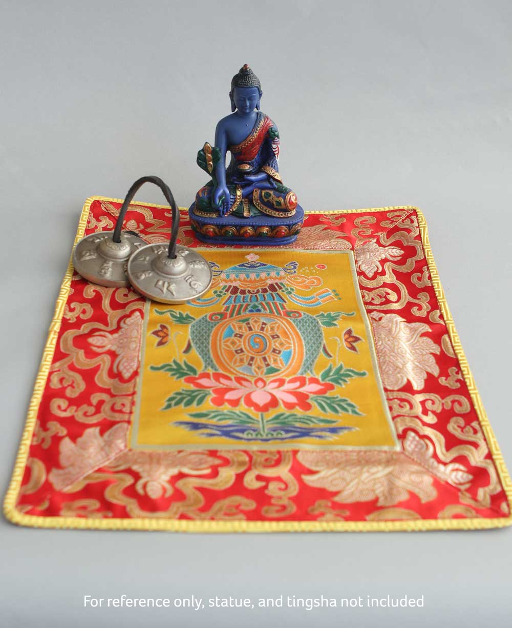Brocade Altar Mat with Auspicious Symbols - Placemats