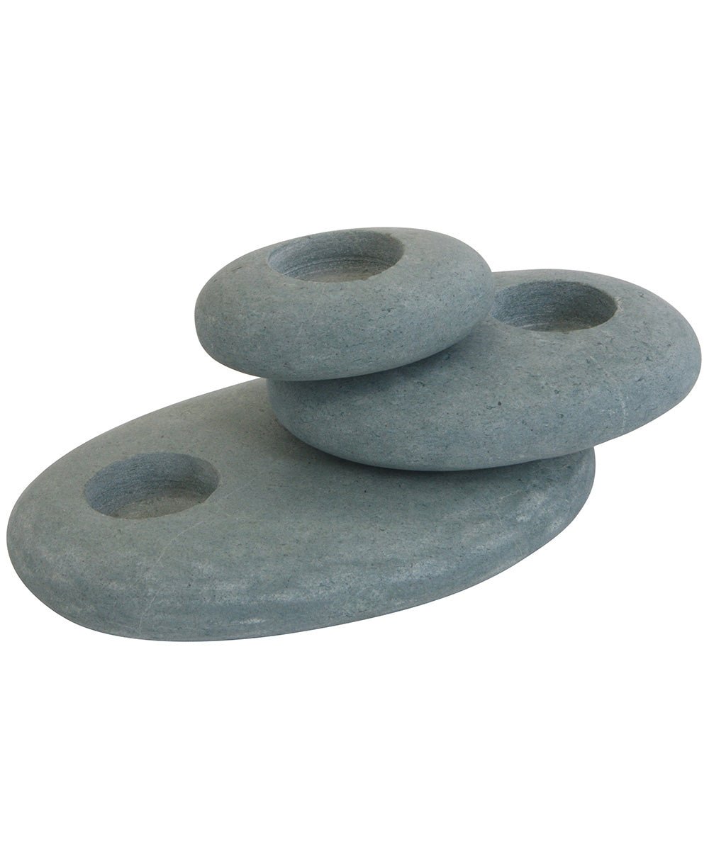 Cairn Stone Tealight Candle Holder - Candle Holders