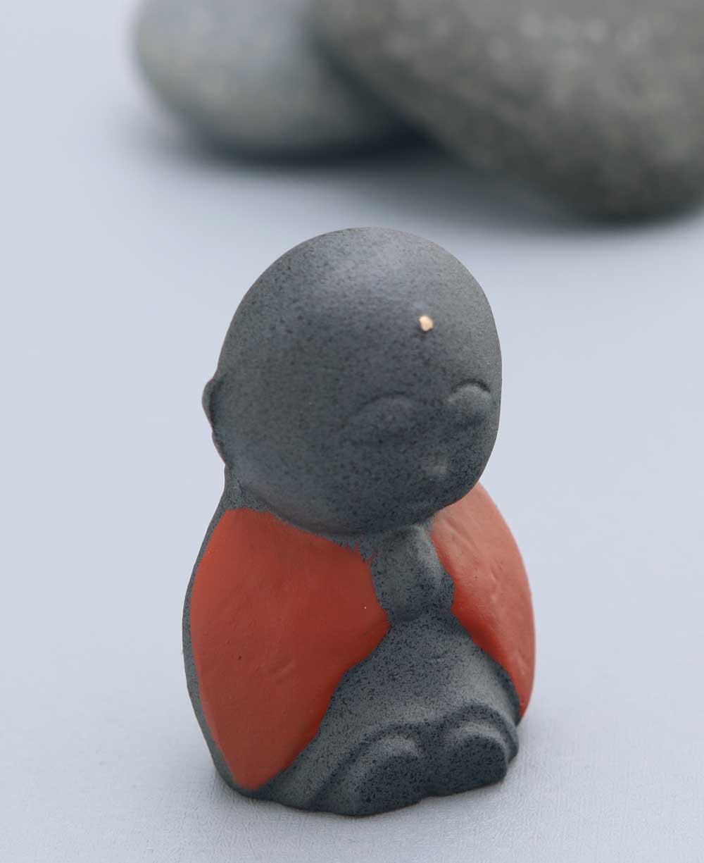 Cast Iron Jizo Statue, Japan - Sculptures & Statues