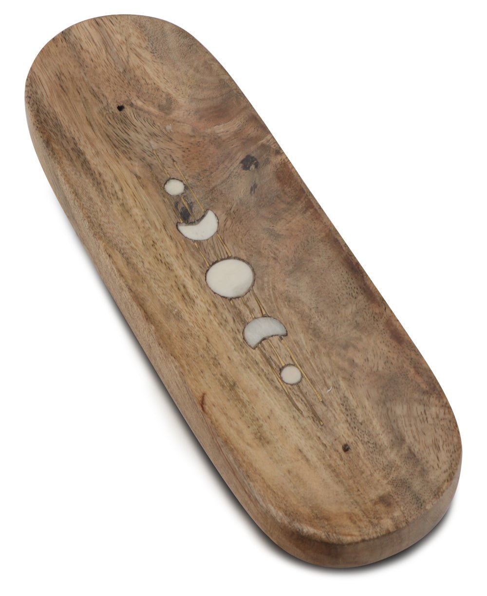 Celestial Moon Phase Double Incense Stick Holder - Incense Holders