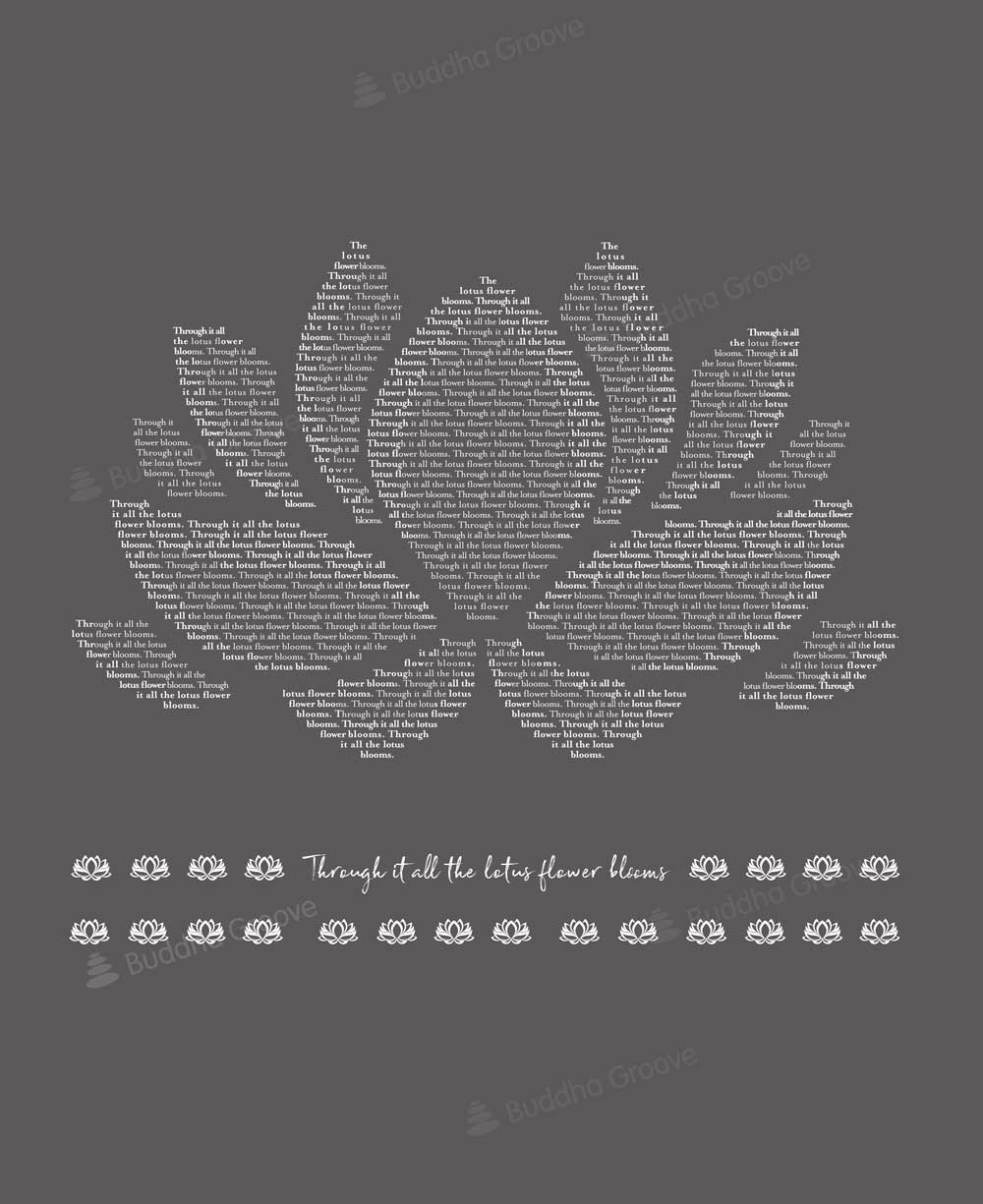 Certified Fairtrade Organic Cotton Lotus Long Sleeve Tee – Buddha
